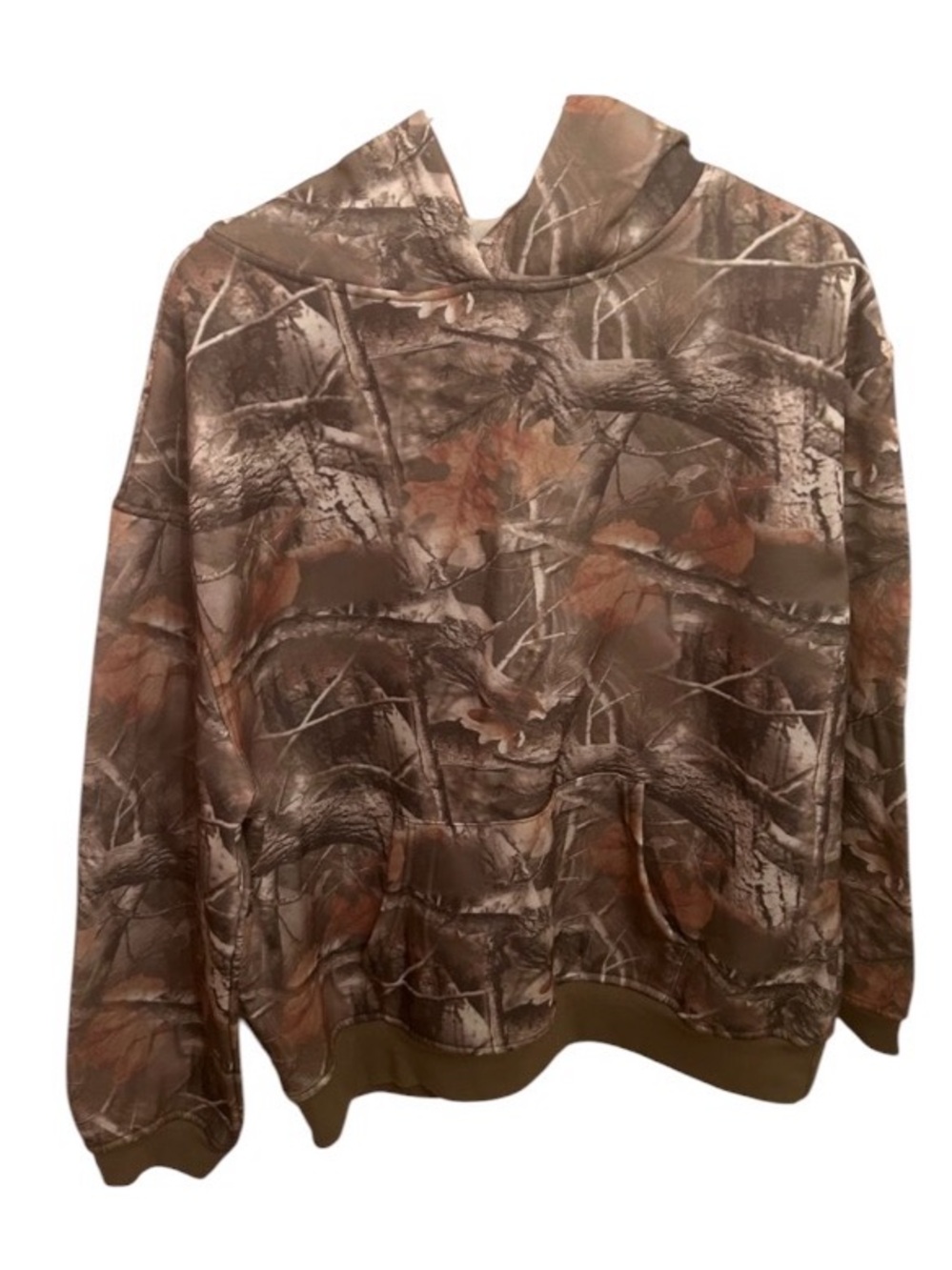 Orange Kiss Essentials Camouflage Hoodie